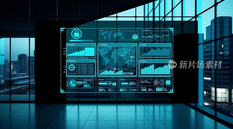 智能城市数据监控中心