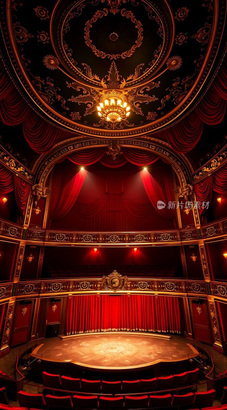 剧院内部华丽场景