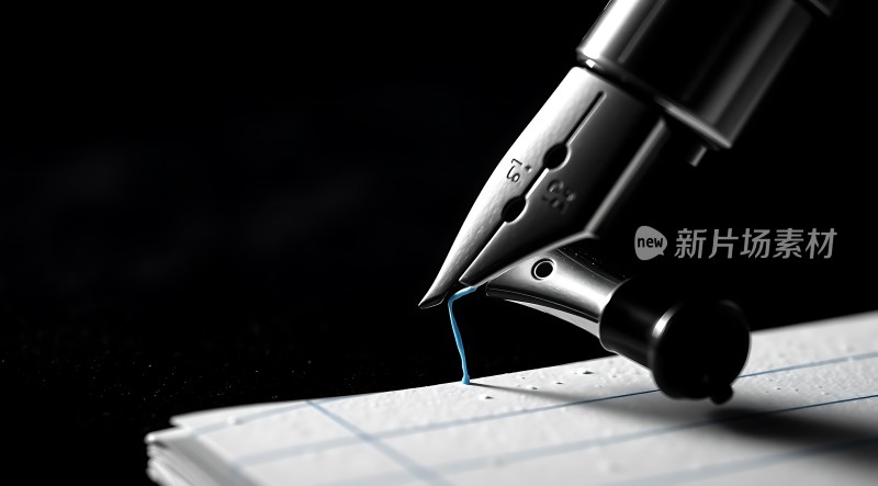 钢笔书写瞬间