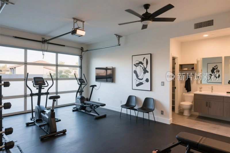 室内健身房场景图