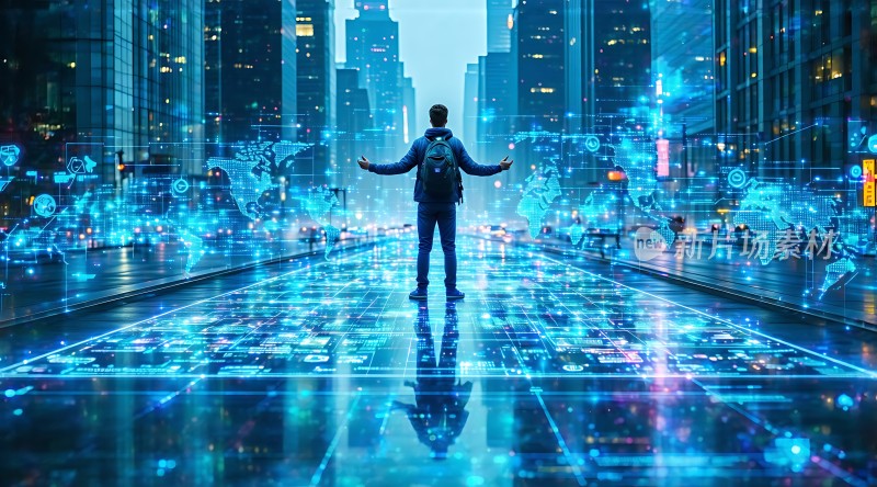 未来科技城市探索者