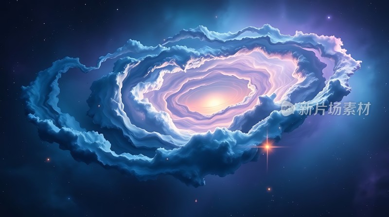 宇宙漩涡星云奇观
