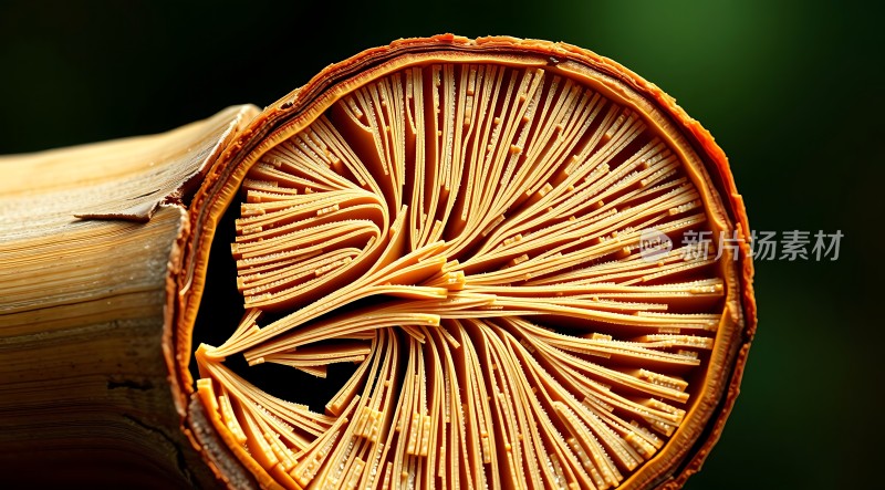 竹子横截面之美