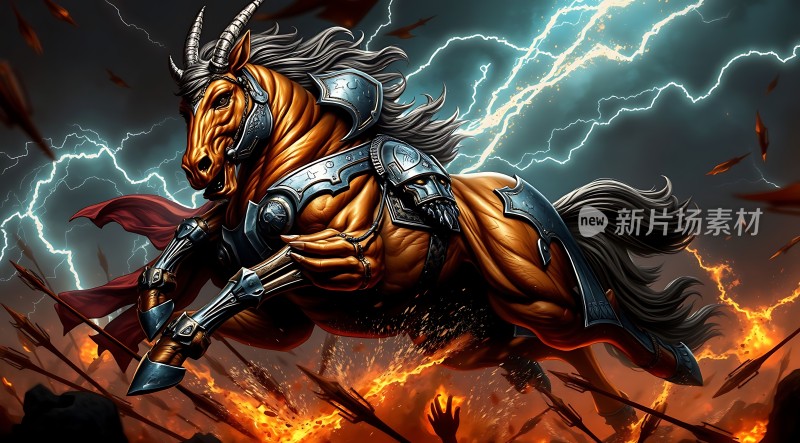 战马奔腾雷霆万钧