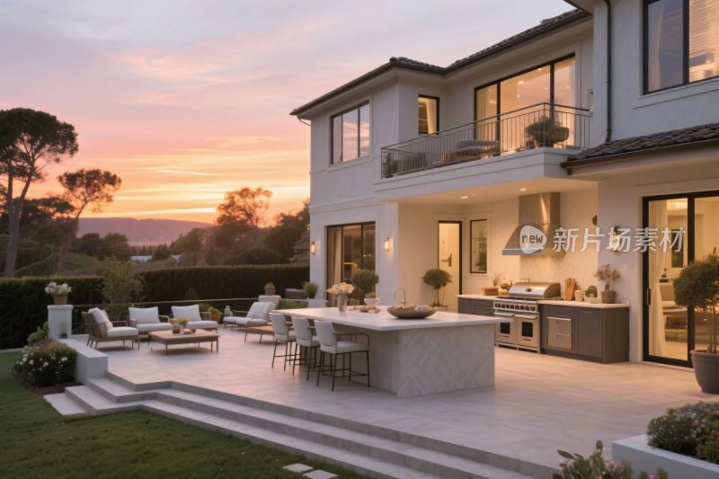 高端住宅露台景观