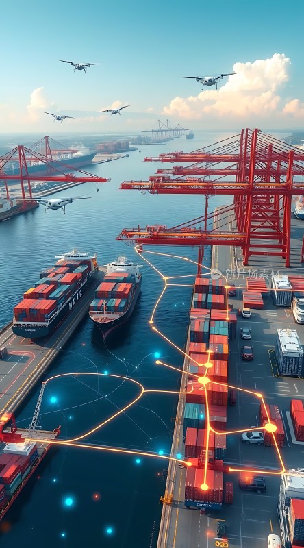 智慧港口未来物流新篇章
