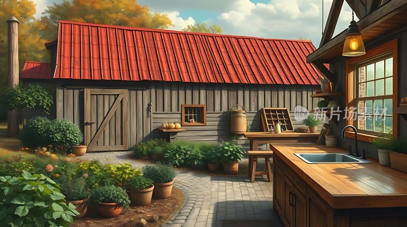 乡村小屋温馨家园