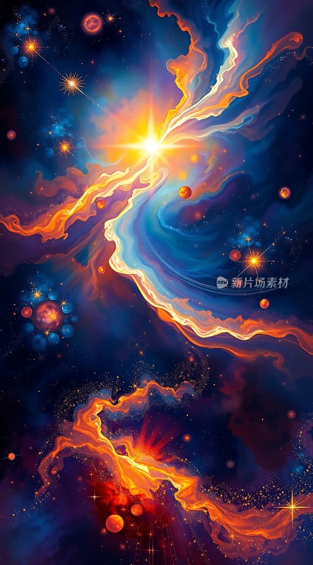 宇宙奇观星云与恒星