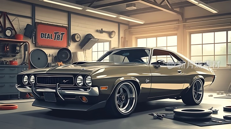 车库里的经典老车