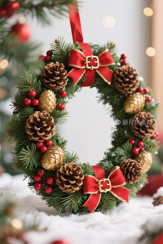 圣诞装饰花环