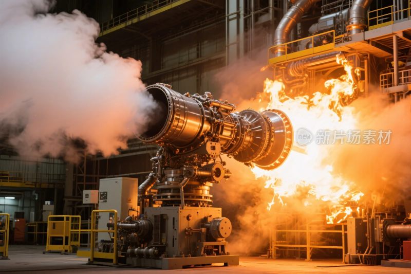 工业涡轮机运行场景