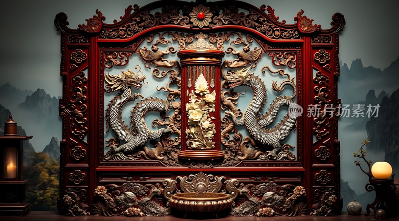 龙凤呈祥古韵华章