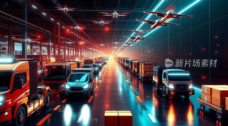 未来物流中心智能仓储与配送系统