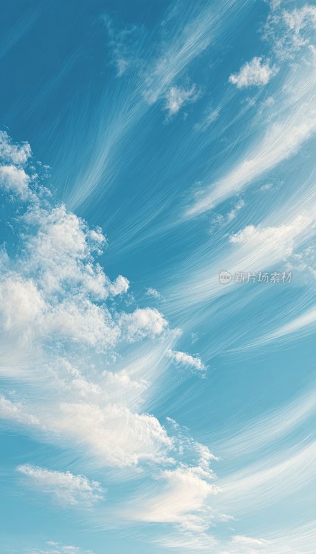 蓝天白云风景图