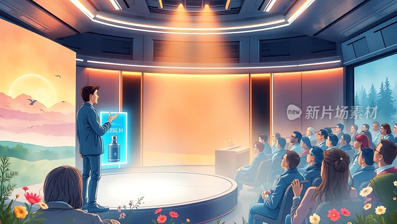 新品发布会现场