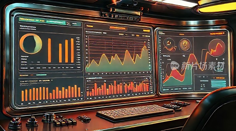 未来驾驶舱控制台