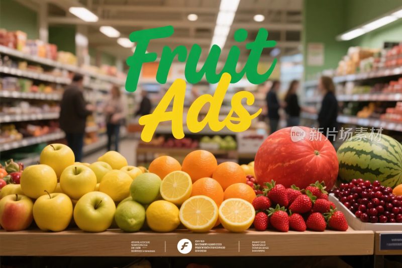 超市水果广告宣传图
