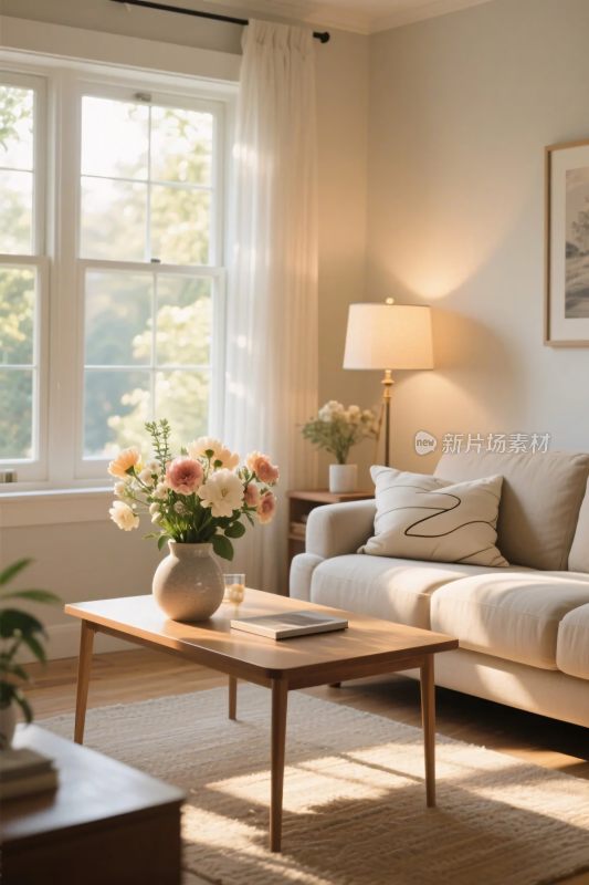 温馨舒适的室内客厅场景