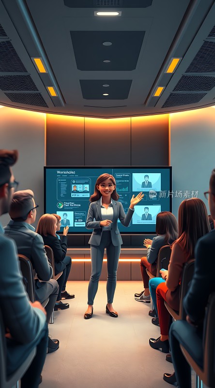 商务会议现场展示