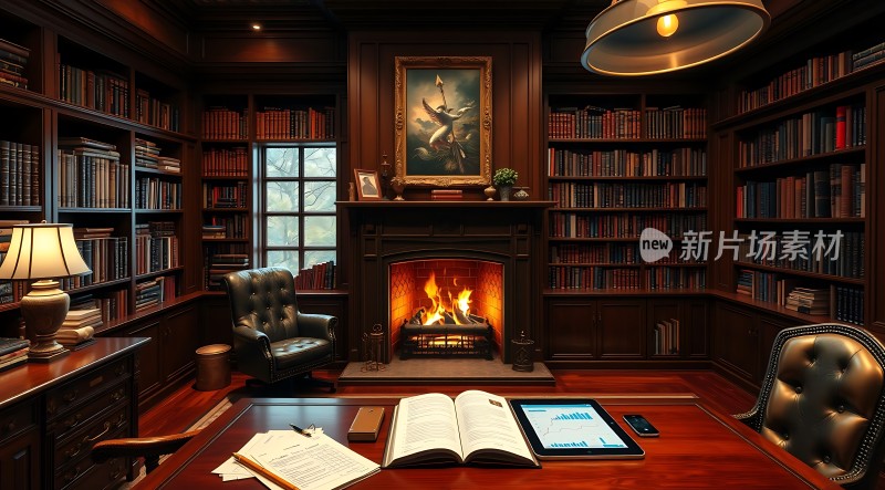 书房里的温暖与智慧