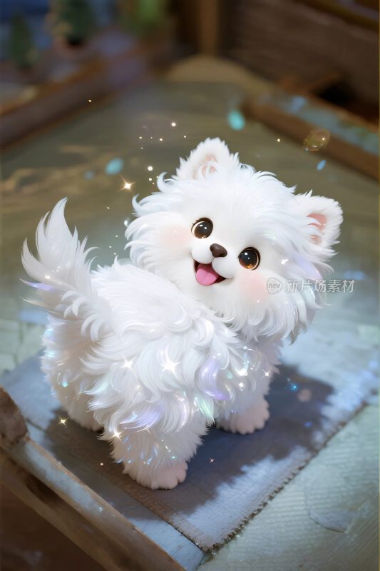 可爱小狗插画图