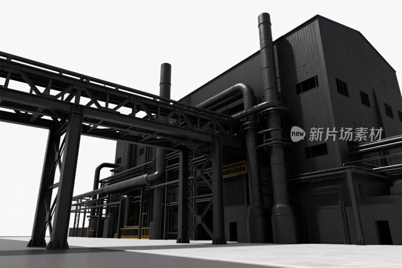 工业厂房渲染图