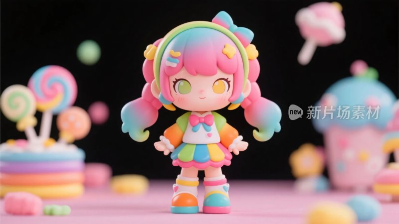 可爱卡通玩偶插画