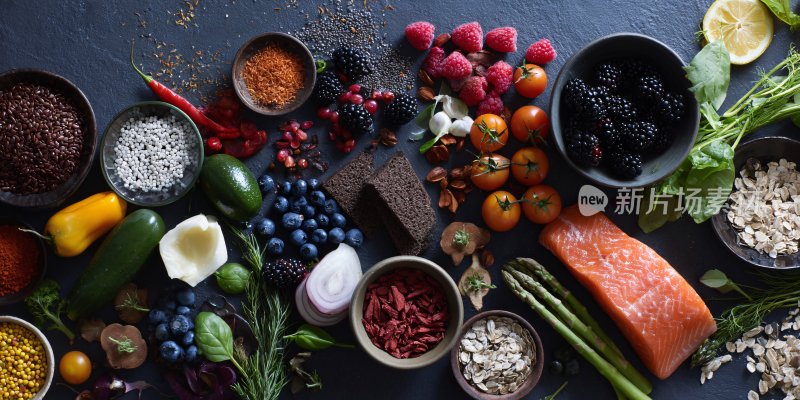 多彩健康食材集合图