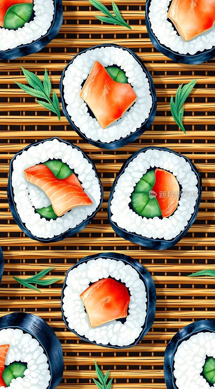寿司盛宴美味呈现