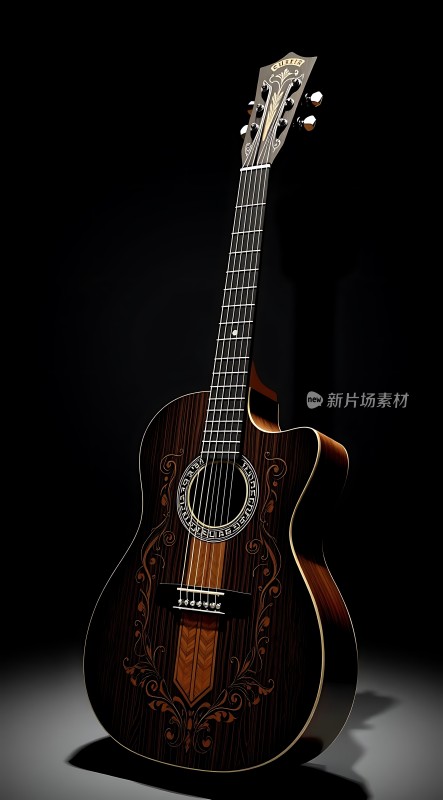 优雅古典吉他细节精致音色迷人