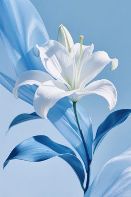 百合花艺术插画 百合花艺术插画
