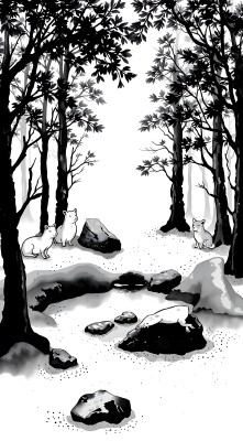 森林里的三只小狐狸