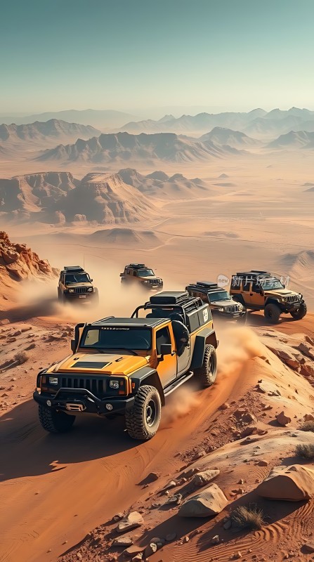 沙漠车队冒险之旅