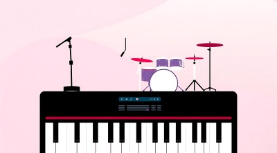 音乐合成器与架子鼓的结合 音乐合成器与架子鼓的结合