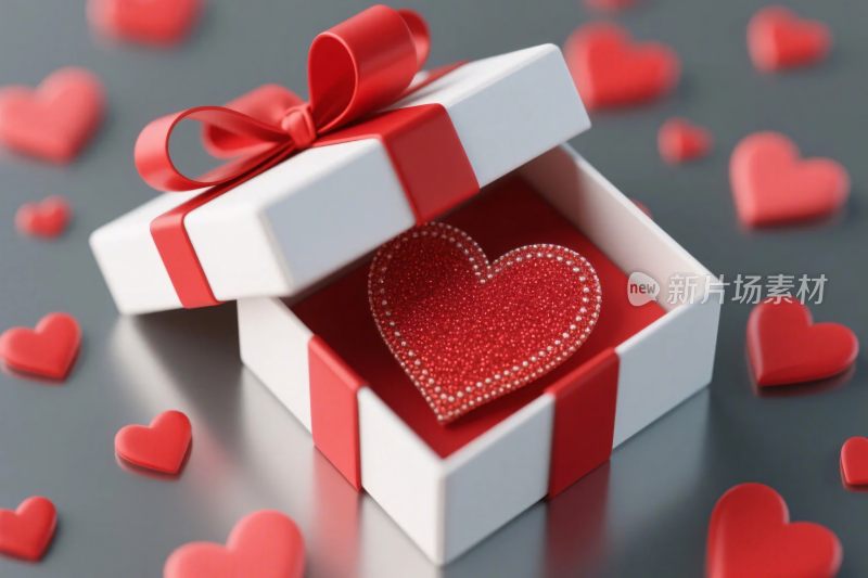 爱心礼盒浪漫礼物
