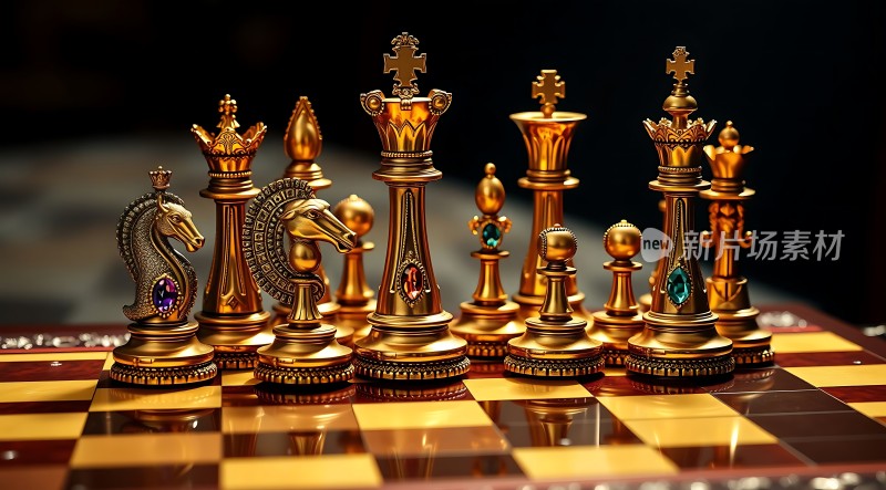 金碧辉煌棋局对弈