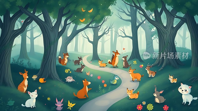 森林里的动物们