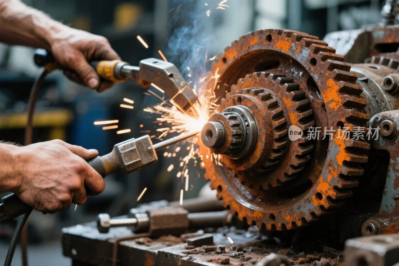 工业设备维修操作