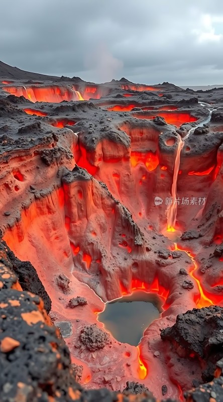 熔岩奇观炽热与宁静交织的自然奇迹