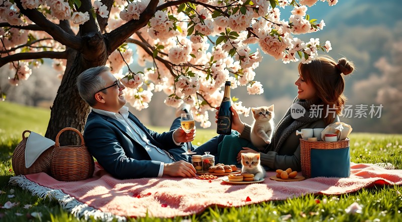 春日野餐浪漫温馨