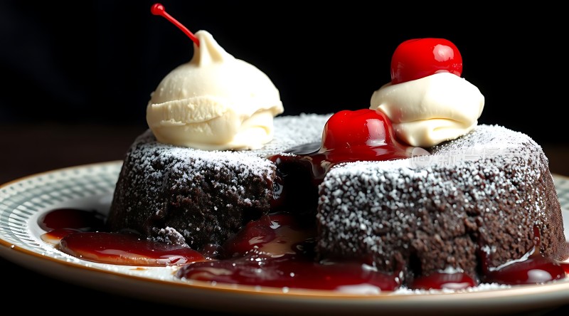 巧克力樱桃蛋糕