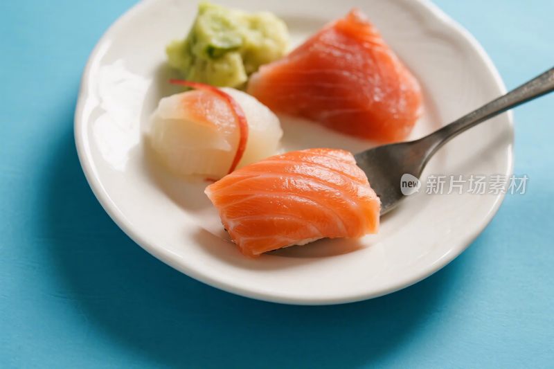三文鱼寿司美食摄影