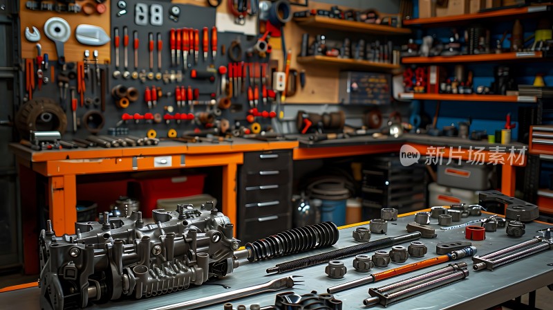 工具与机械零件的工作室