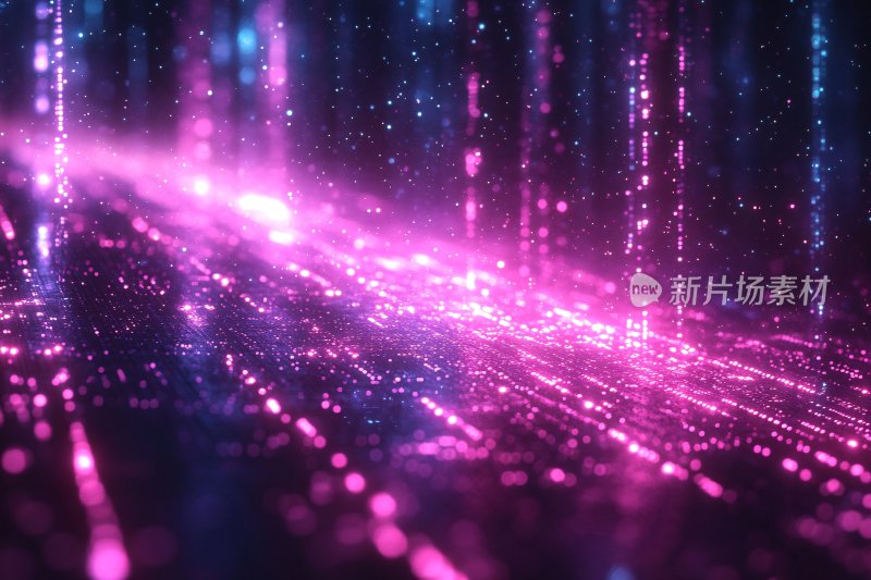 炫彩科技感光线背景画面