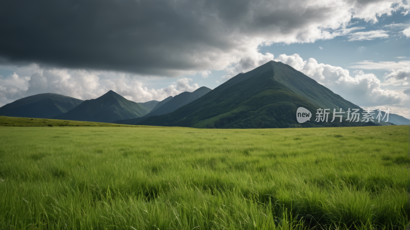 一片草地高清风景图片