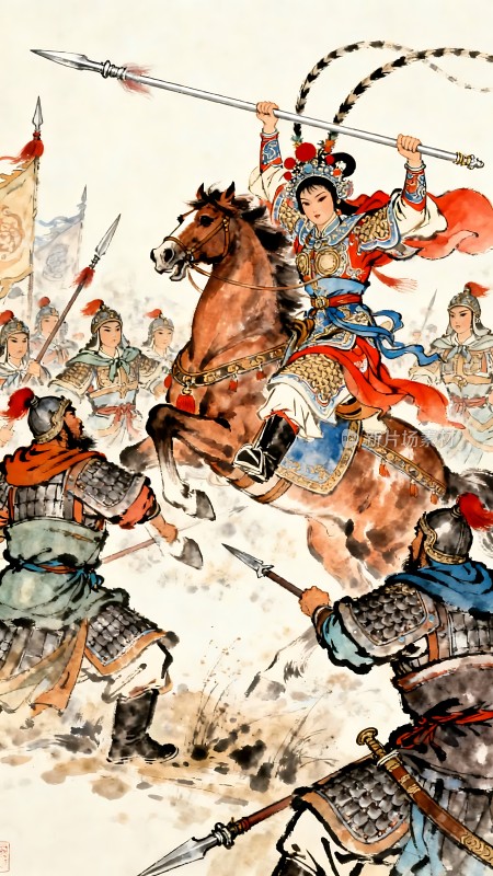 巾帼英雄战沙场