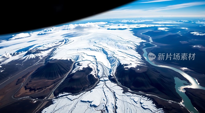 极地雪原壮丽风光