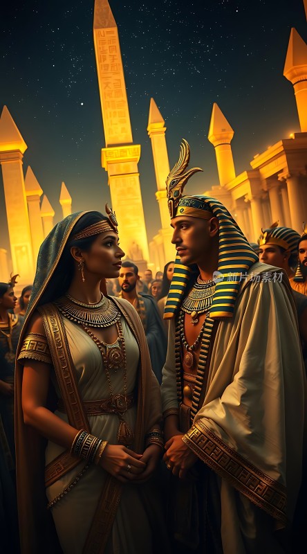 古埃及王后与法老
