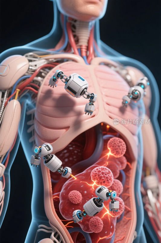 人体内部机械装置解剖图