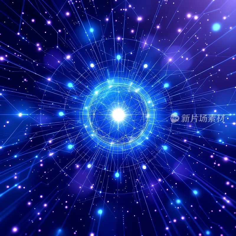 蓝色科技网络世界